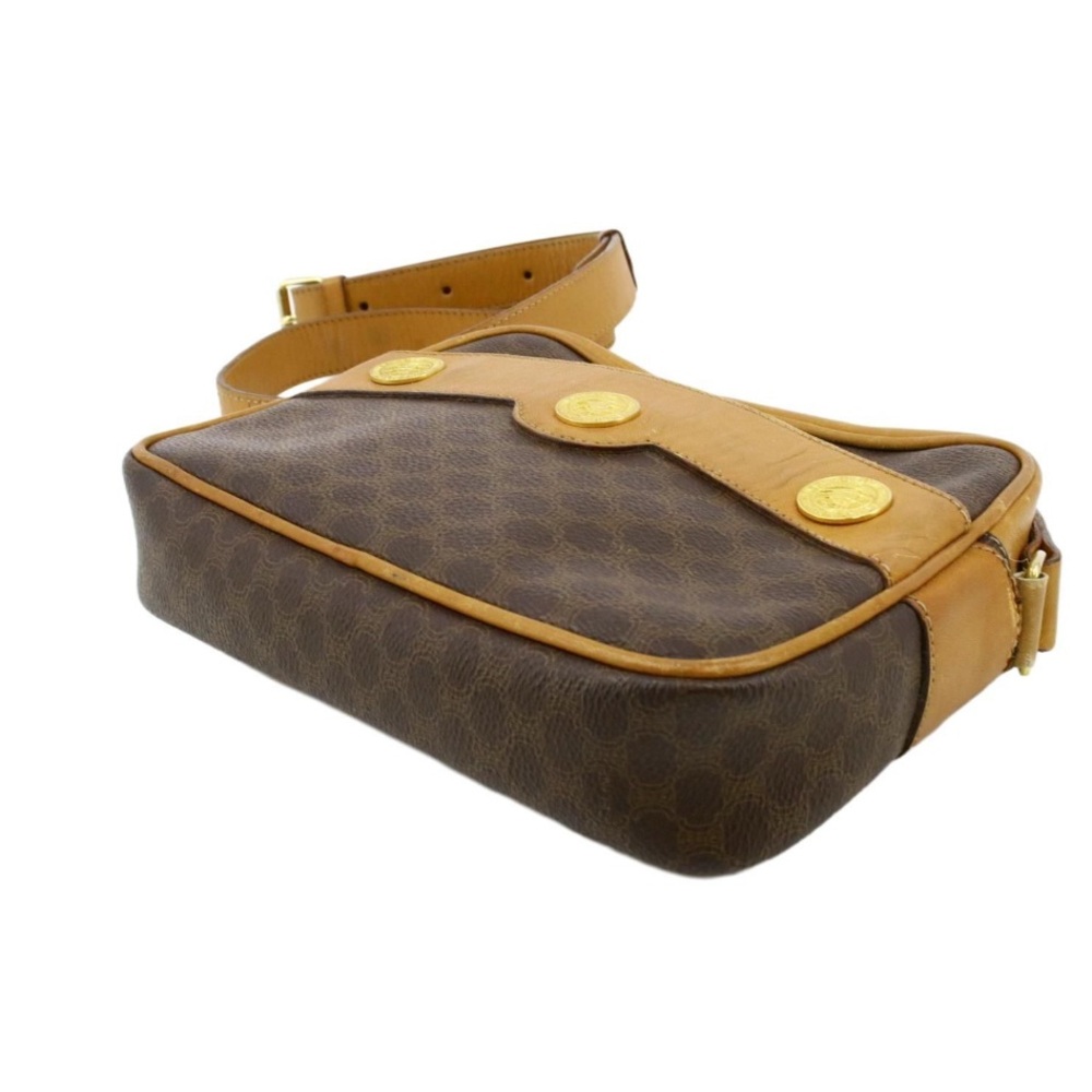 Brown and Tan CrossbodyCeline Brown Macadam Crossbody  Bag - Picture 7 of 9